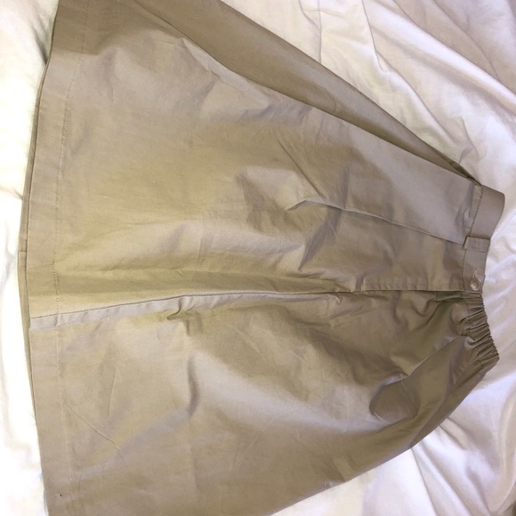 CUTE BEIGE SKIRT WITH PICKETS AND ZIPPER - Picture 7 of 9